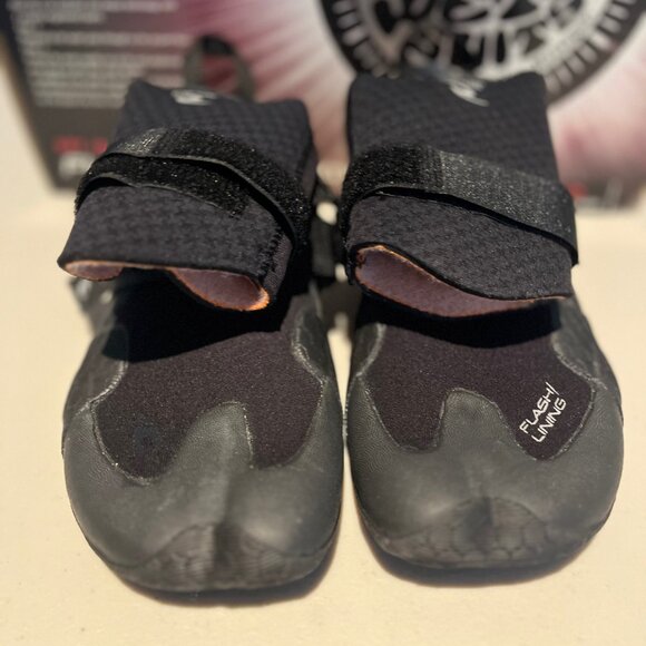 Rip Curl Flash Bomb Wetsuit Booties 3MM Hidden Split Toe, Sz. 8M - Picture 8 of 12
